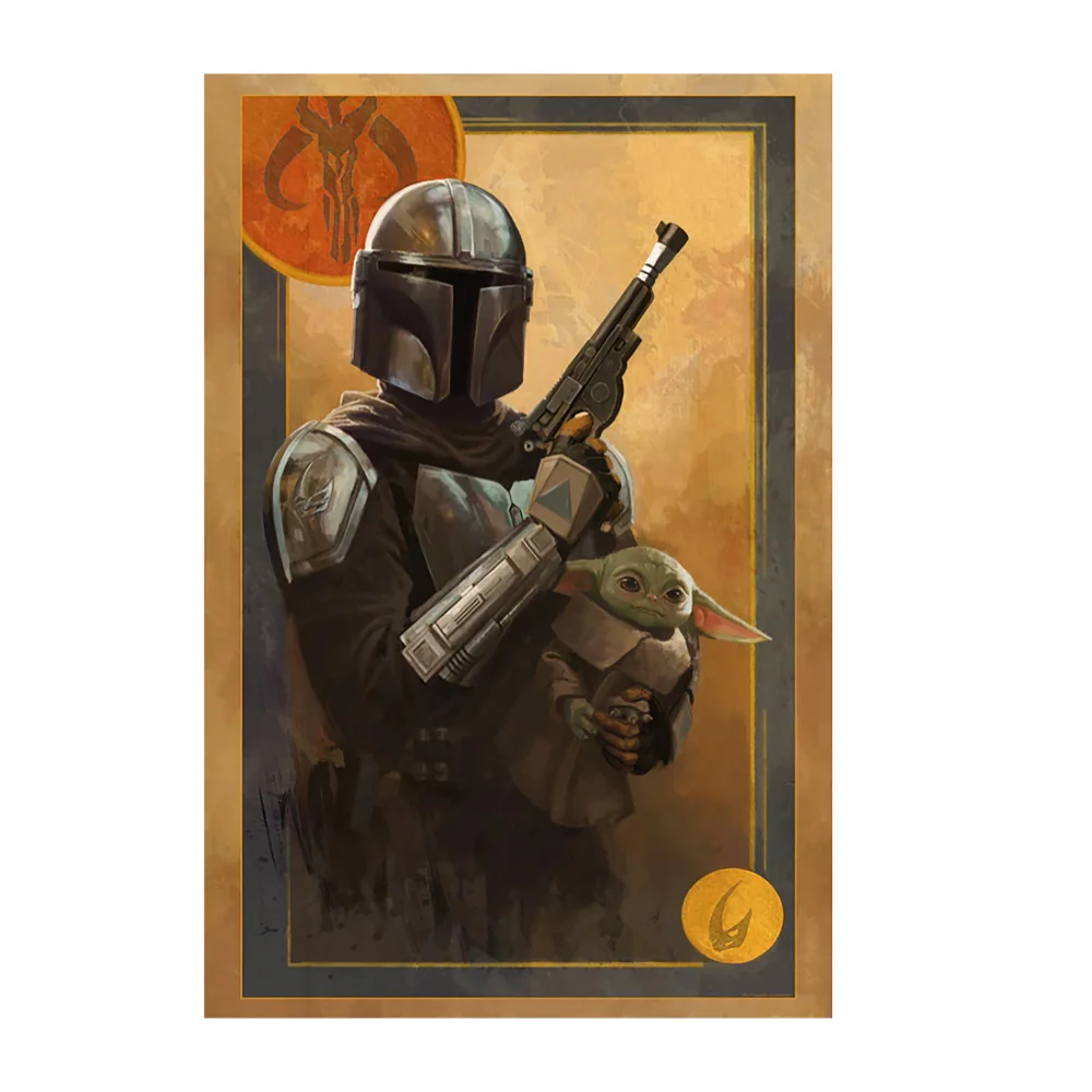 Star Wars The Mandalorian "Tribe of Two" Litho door Kayla Woodside Afbeelding 1