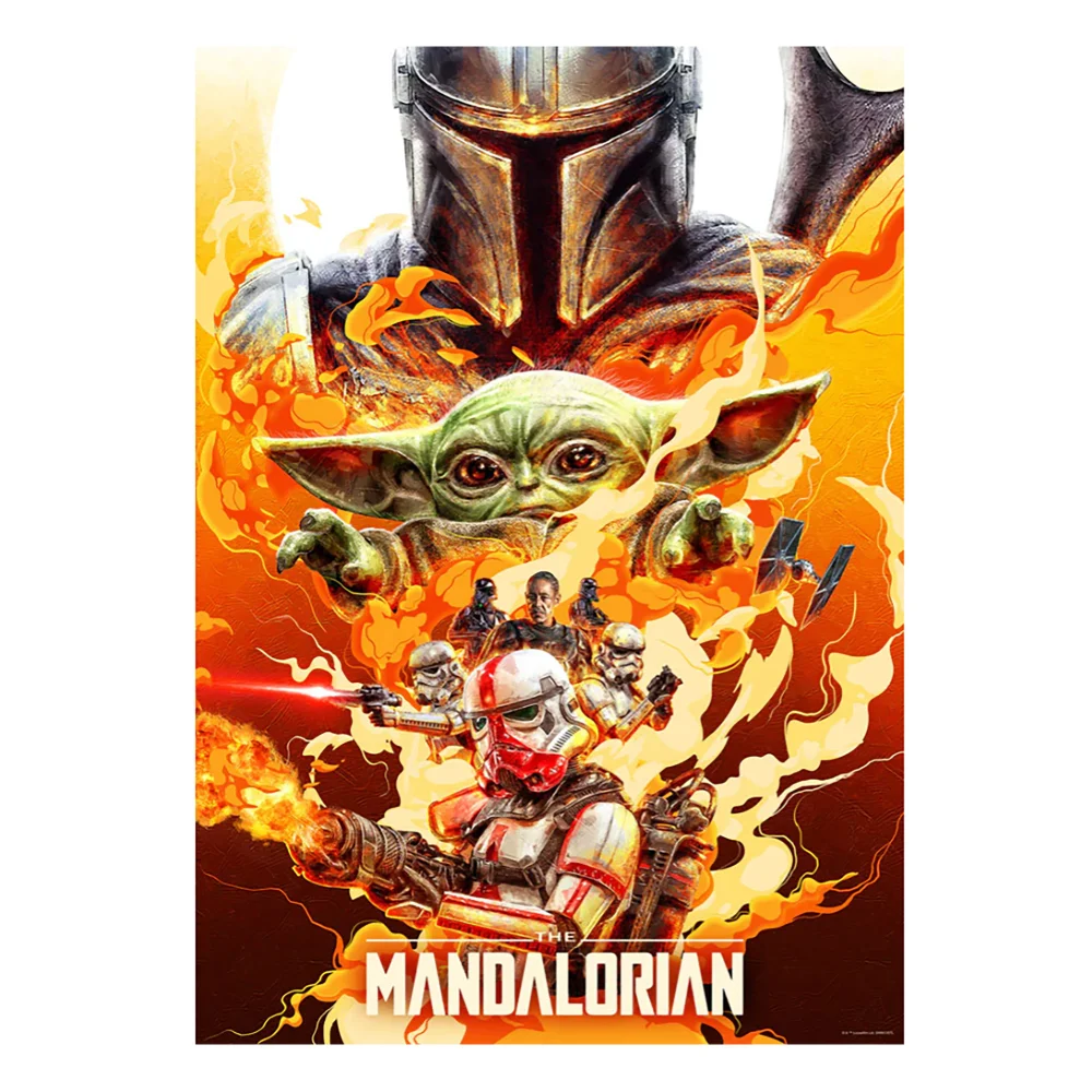 Star Wars The Mandalorian "Redemption" Litho door Chris Christodoulou Afbeelding 1