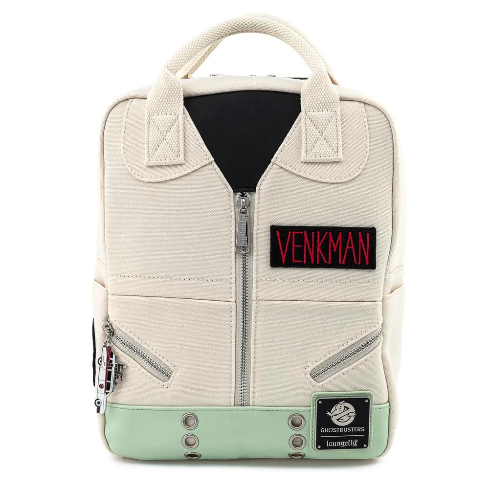 Loungefly Ghostbusters Venkman Cosplay Square Canvas Mini Backpack Afbeelding 1