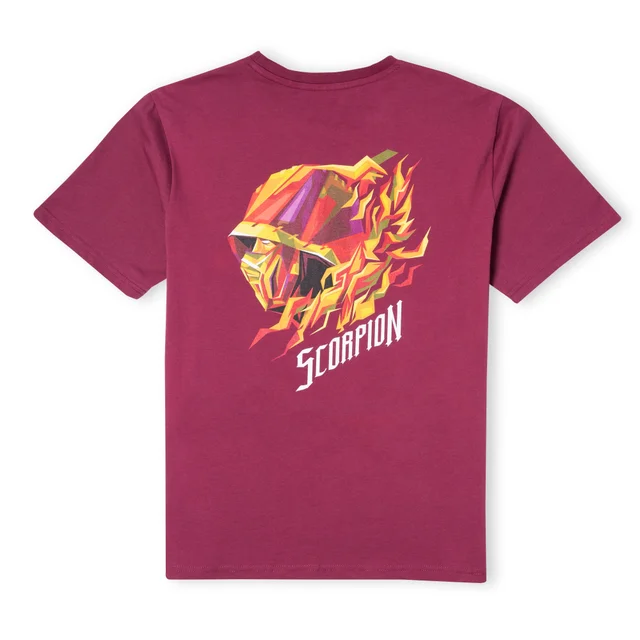 Mortal Kombat Scorpion Unisex T-Shirt - Bordeaux