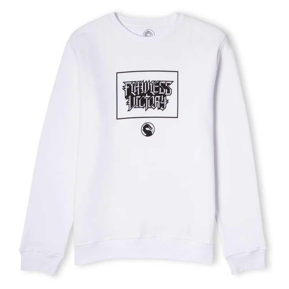 Mortal Kombat Flawless Victory Sweatshirt - Wit - M Afbeelding 1