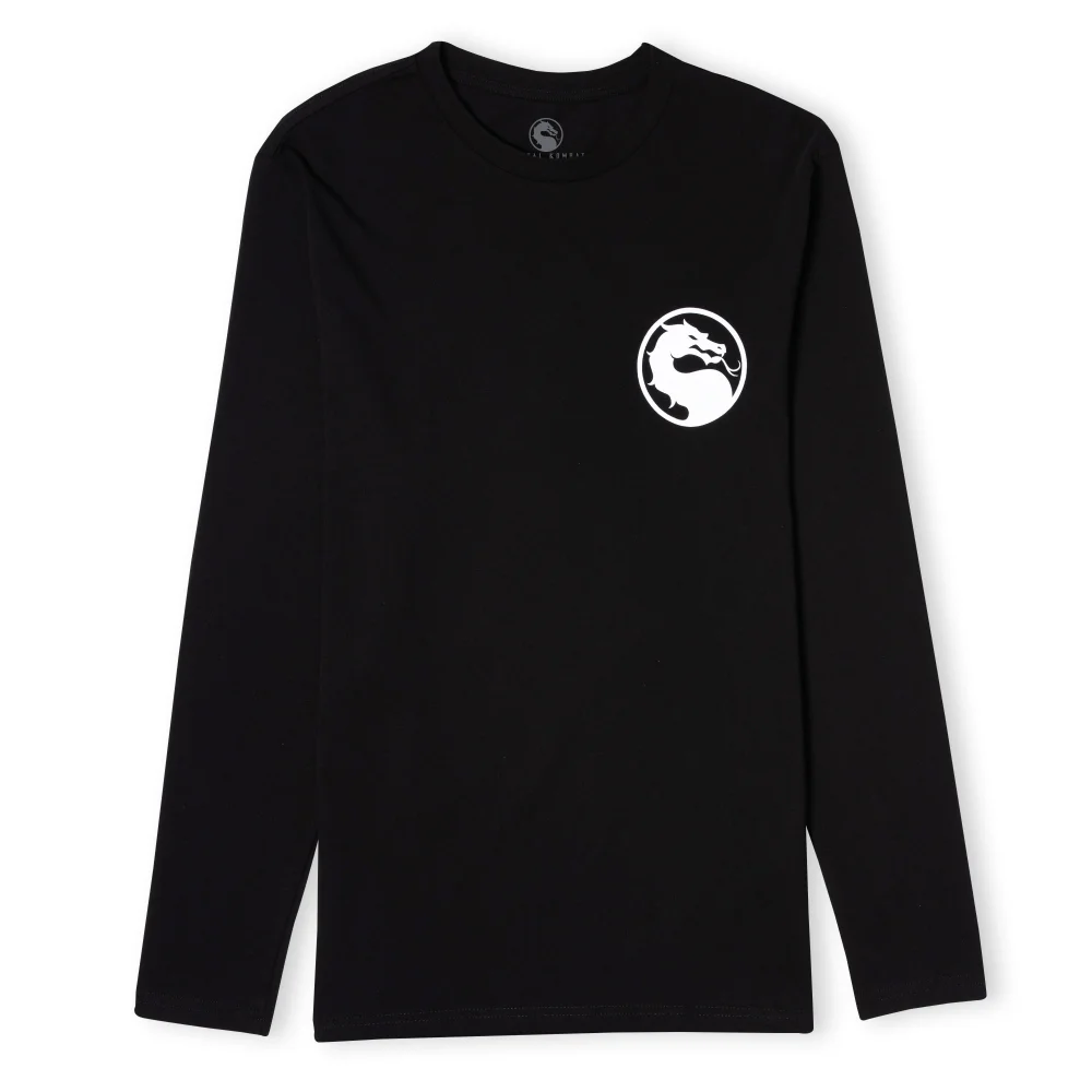 Mortal Kombat Characters Unisex Long Sleeve T-Shirt - Zwart - S Afbeelding 1