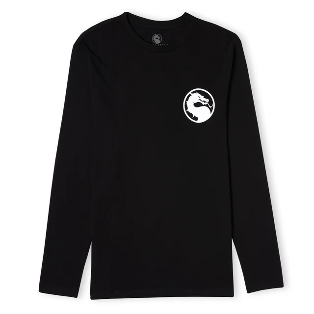 Mortal Kombat Characters Unisex Long Sleeve T-Shirt - Zwart