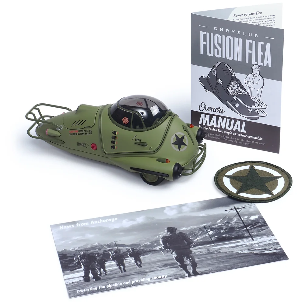 Fallout Limited Edition Die-Cast Military Fusion Flea Replica - Exclusive Afbeelding 1