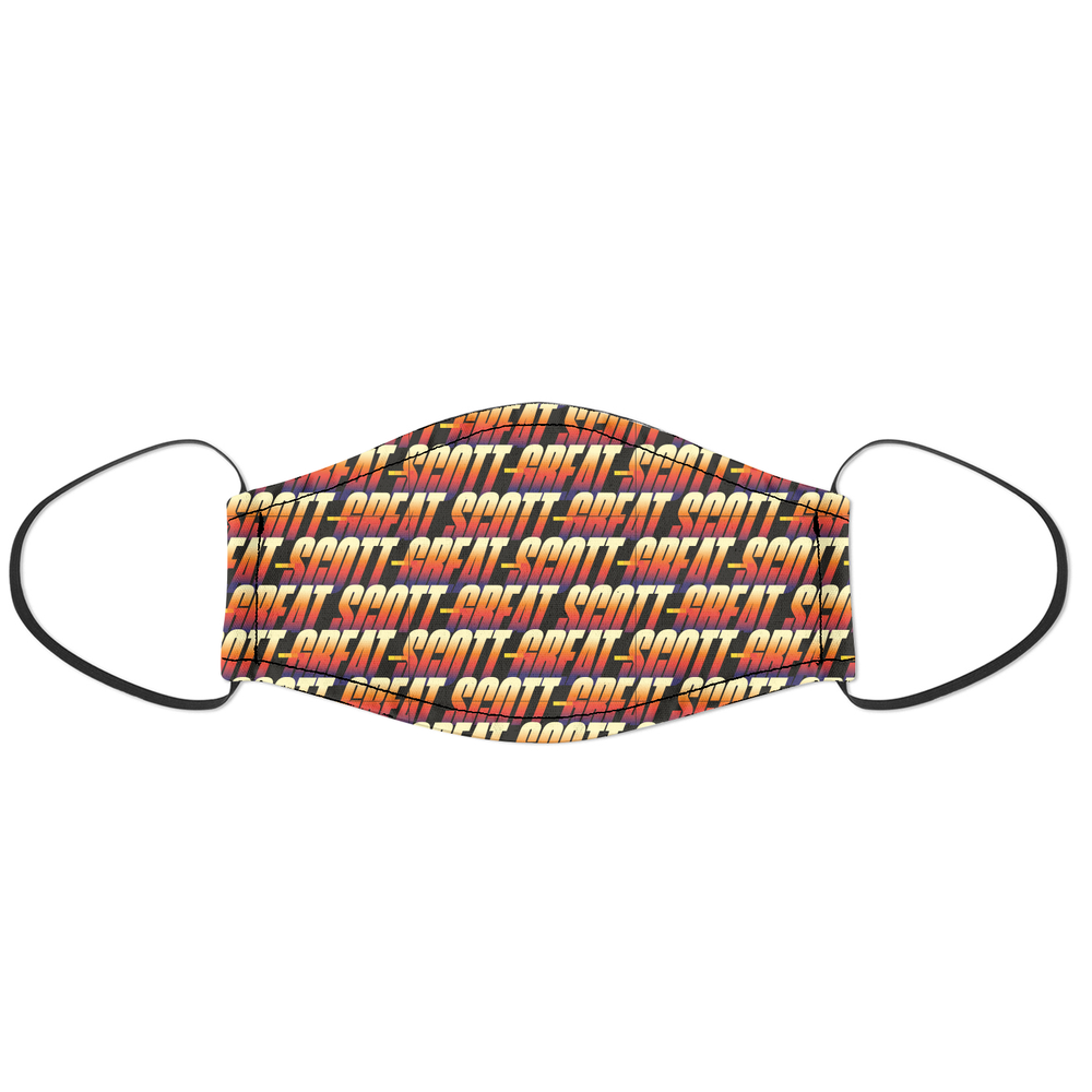 Back To The Future Great Scott Face Mask - S Afbeelding 1