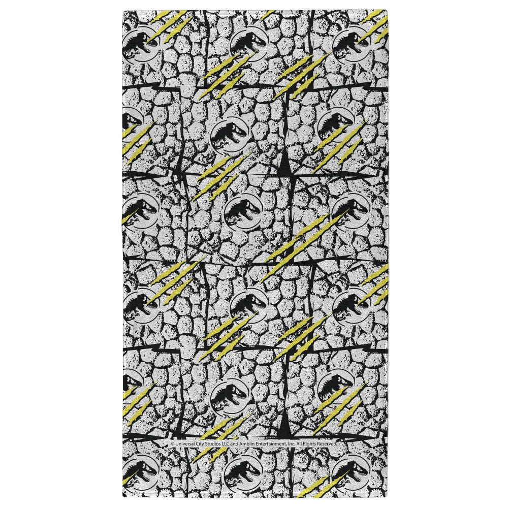 Jurassic Park Scratch Pattern - Fitness Towel Afbeelding 1