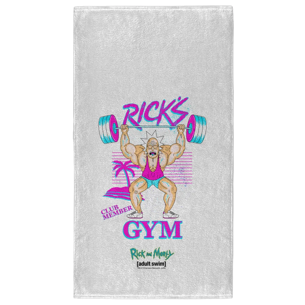 Rick and Morty Ricks Gym - Fitness Towel Afbeelding 1
