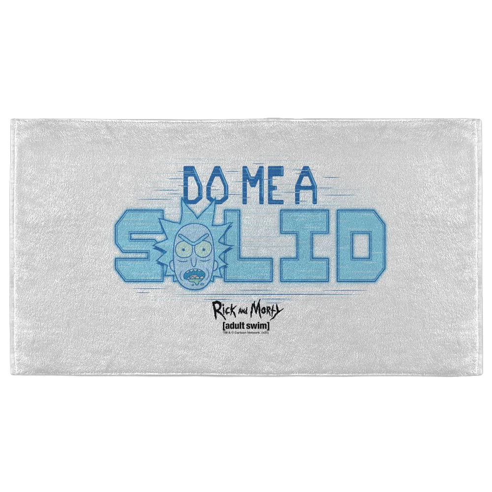 Rick and Morty Do Me A Solid - Fitness Towel Afbeelding 1