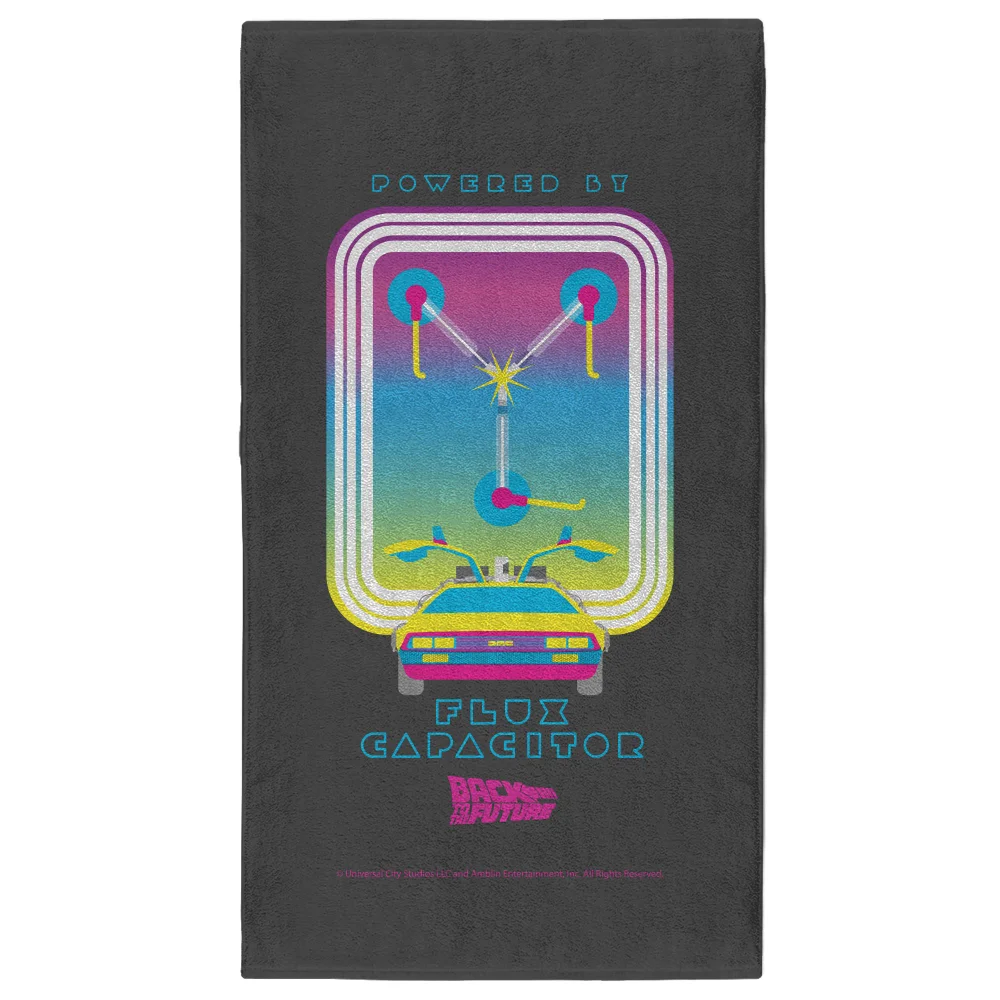 Back to the Future Flux Capacitor Pattern - Fitness Towel Afbeelding 1