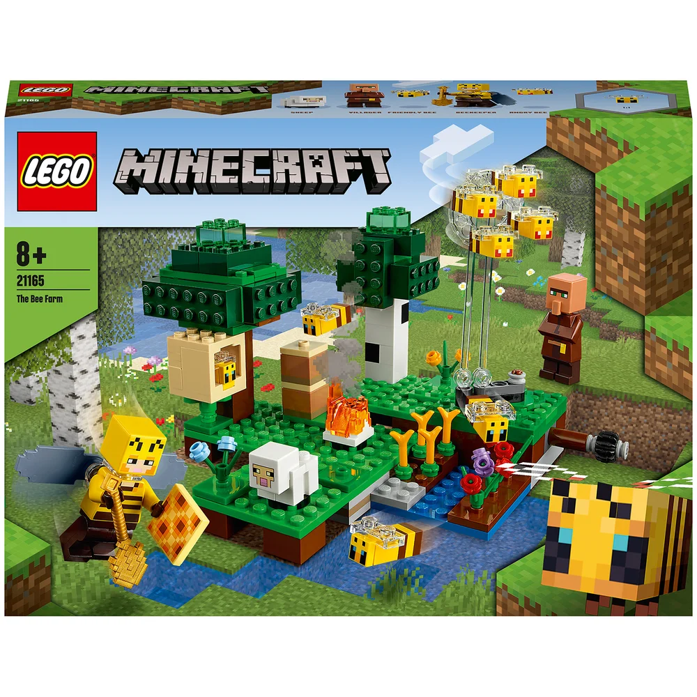 LEGO Minecraft: De Bijenboerderij Bouwset (21165) Afbeelding 1