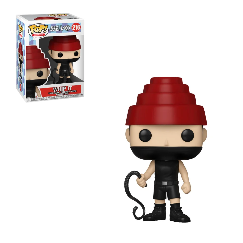 Pop! Rocks Devo Whip It met Whip Pop! Vinylfiguur Afbeelding 1