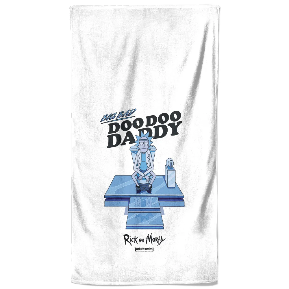 Rick and Morty Doo Doo Daddy Beach Towel Afbeelding 1