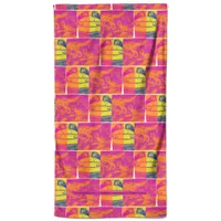 Jurassic Park Bright Dino Strip Beach Towel - undefined undefined