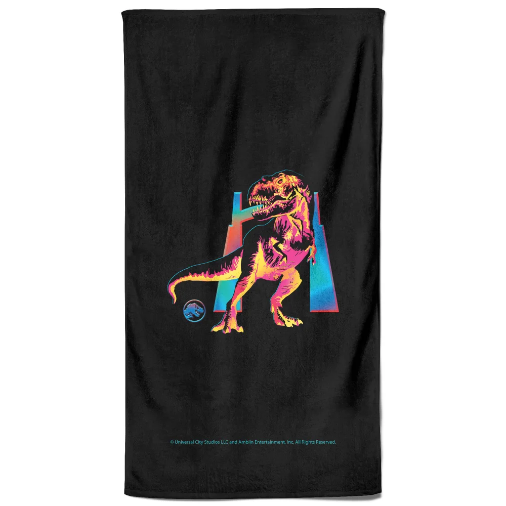 Jurassic Park TRex Beach Towel Afbeelding 1