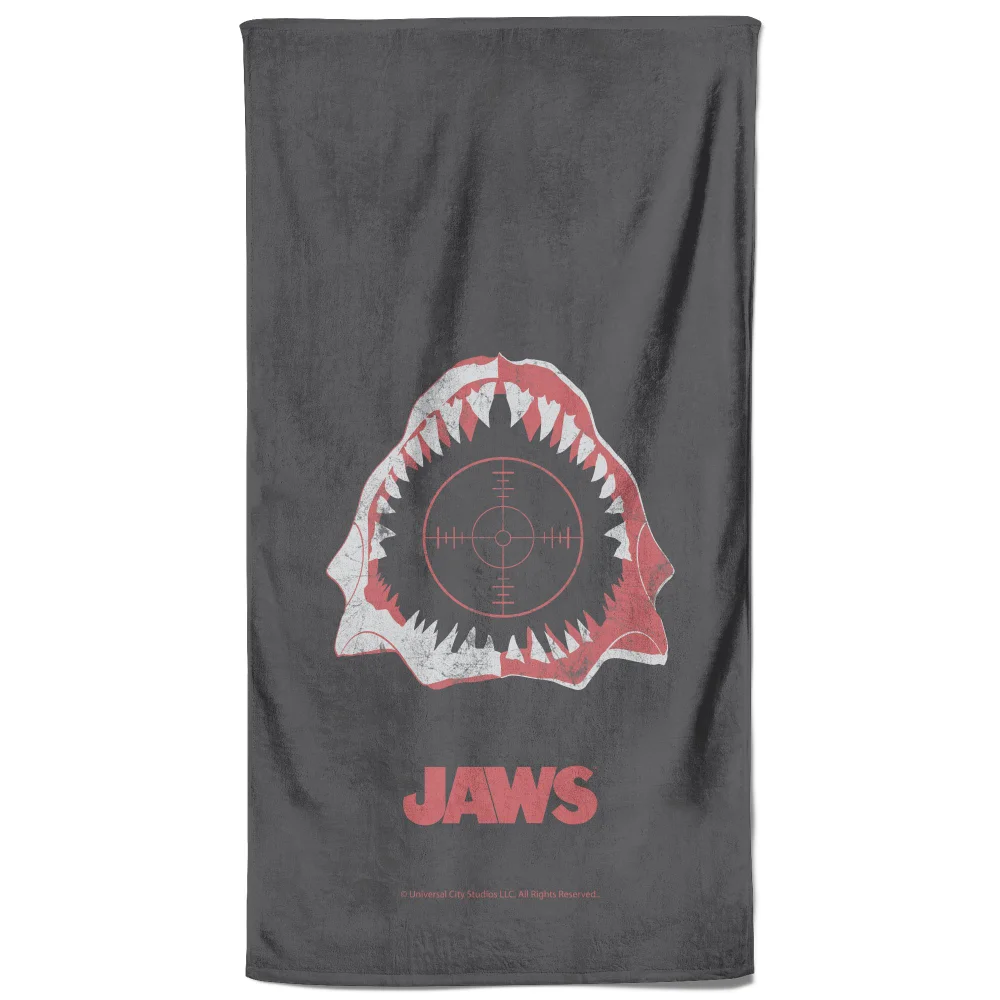 Jaws Print Beach Towel Afbeelding 1