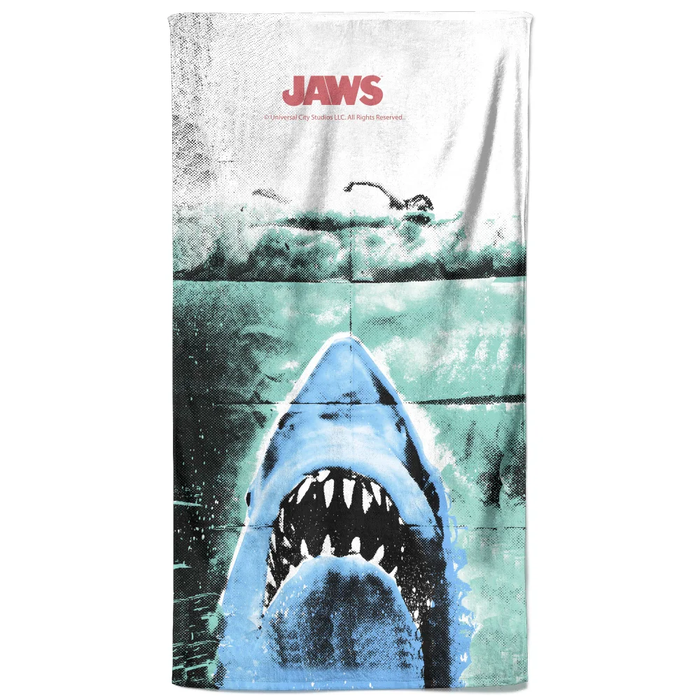 Jaws Iconic Image Beach Towel Afbeelding 1