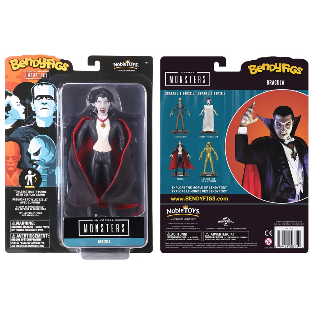 Universal Monsters Dracula Bendyfig Afbeelding 1