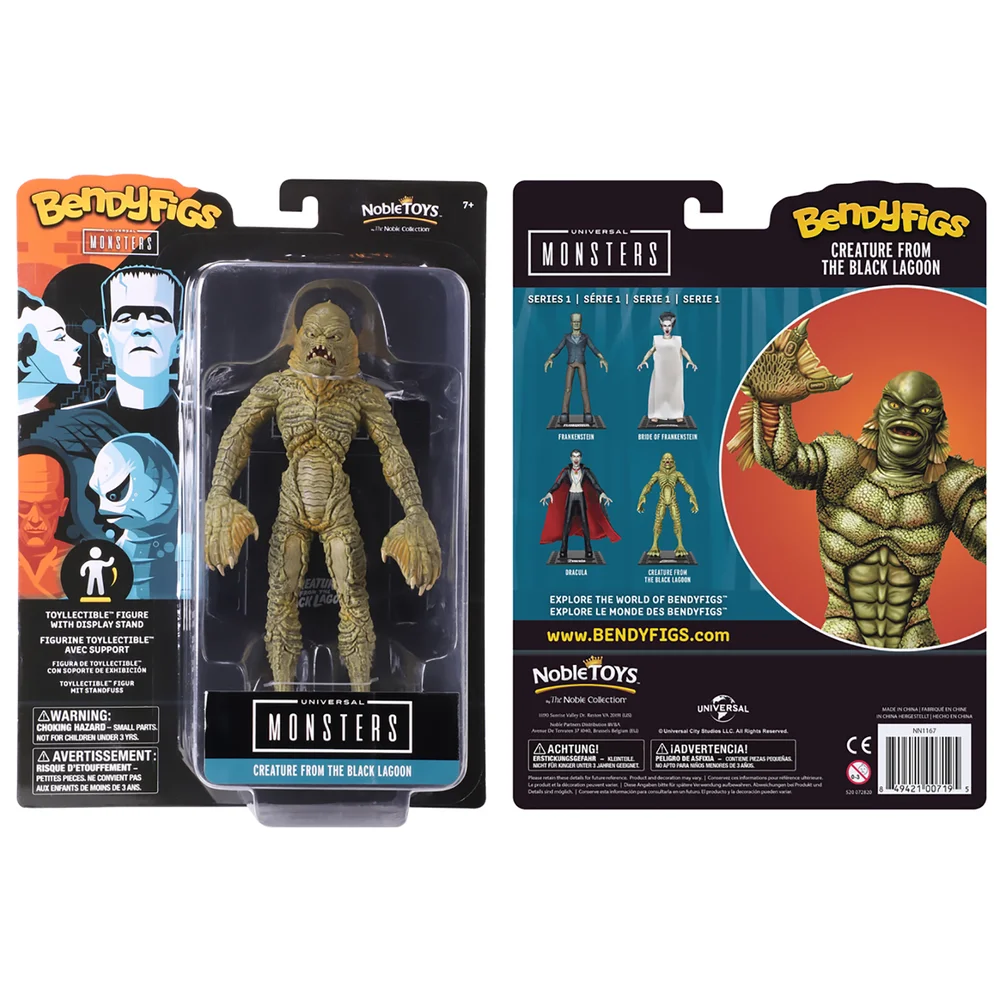 Universal Monsters Creature from the Black Lagoon Bendyfig Afbeelding 1