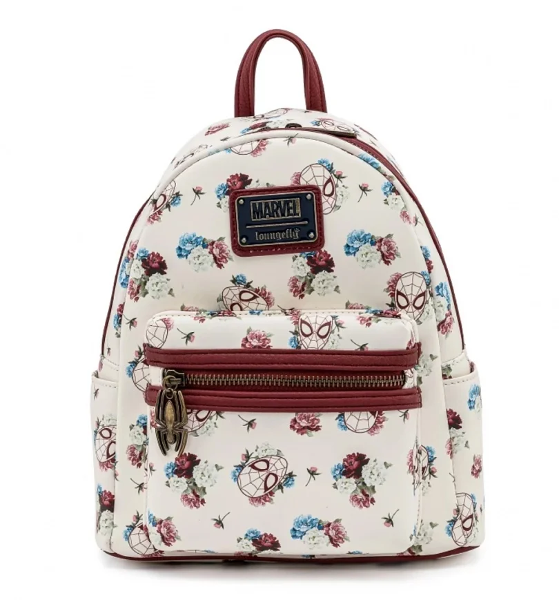 Loungefly Marvel Spiderman Floral Mini Backpack Afbeelding 1