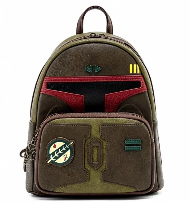 Loungefly Star Wars Boba Fett He's No Good To Me Dead Cosplay Mini Backpack Afbeelding 1