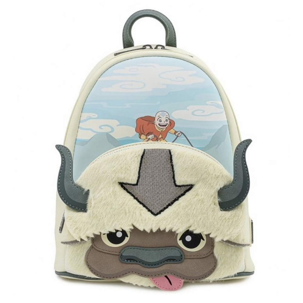 Loungefly Nickelodeon Avatar Aang Appa Cosplay Plush Mini Backpack Afbeelding 1
