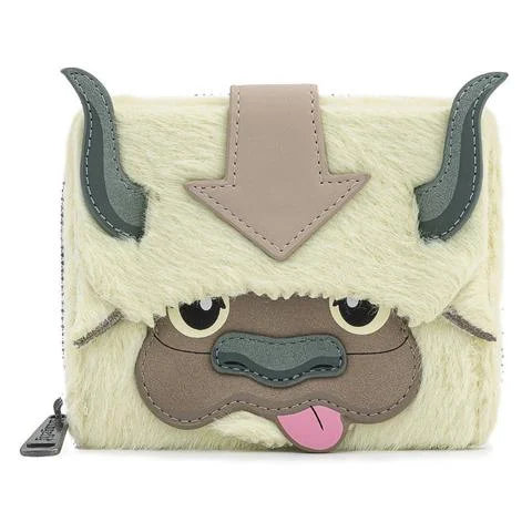 Loungefly Nickelodeon Avatar Aang Appa Cosplay Plush Zip Around Wallet Afbeelding 1