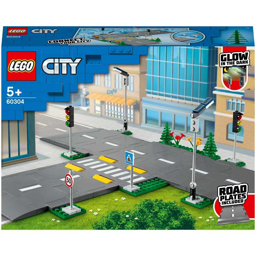 LEGO City: Wegplaten Bouwset met Verkeerslichten (60304) Afbeelding 1