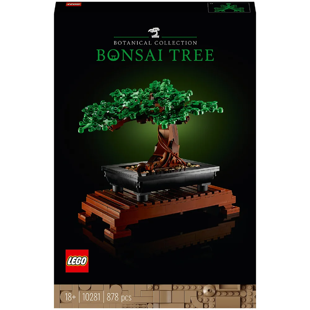 LEGO 10281 Creator Bonsaiboompje LEGO voor Volwassenen, Huisdecoratie, Botanische Collectie, Cadeau voor hem of voor haar Afbeelding 1
