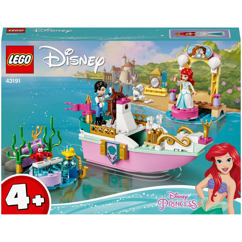 LEGO Disney Prinses: Ariel's Celebration Boot Speelgoed (43191) Afbeelding 1