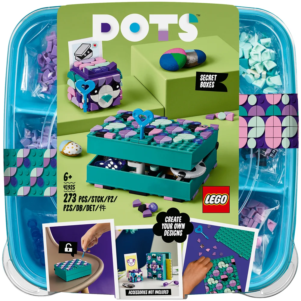 LEGO DOTS: Secret Boxes Sieradendoosje Kamerdecoratieset (41925) Afbeelding 1