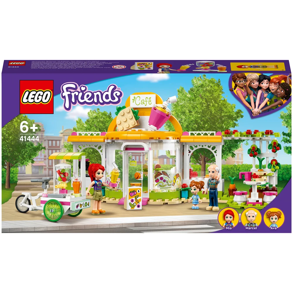 LEGO 41444 Friends Heartlake City Biologisch Café Set, Educatief Speelgoed voor Kinderen vanaf 6 Jaar, Meisjes en Jongens Afbeelding 1