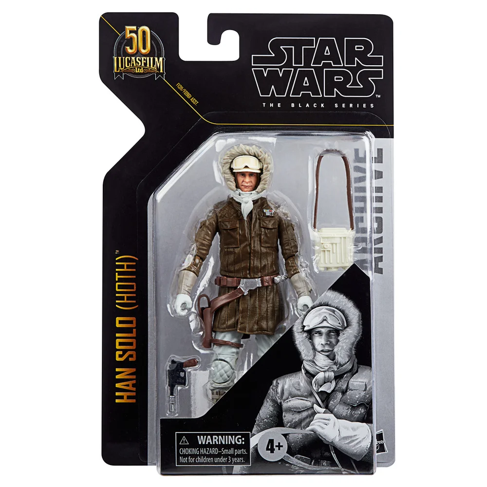 Hasbro Star Wars The Black Series Archief Han Solo (Hoth) Actiefiguur Afbeelding 1