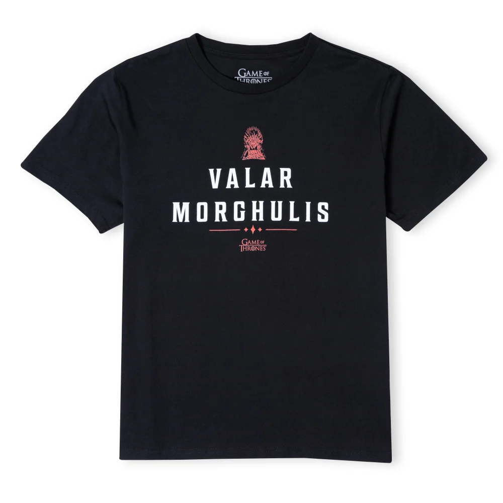 Game of Thrones Valar Morghulis Men's T-Shirt - Zwart - S Afbeelding 1