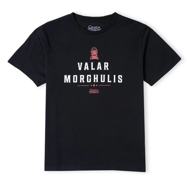 Game of Thrones Valar Morghulis Men's T-Shirt - Zwart