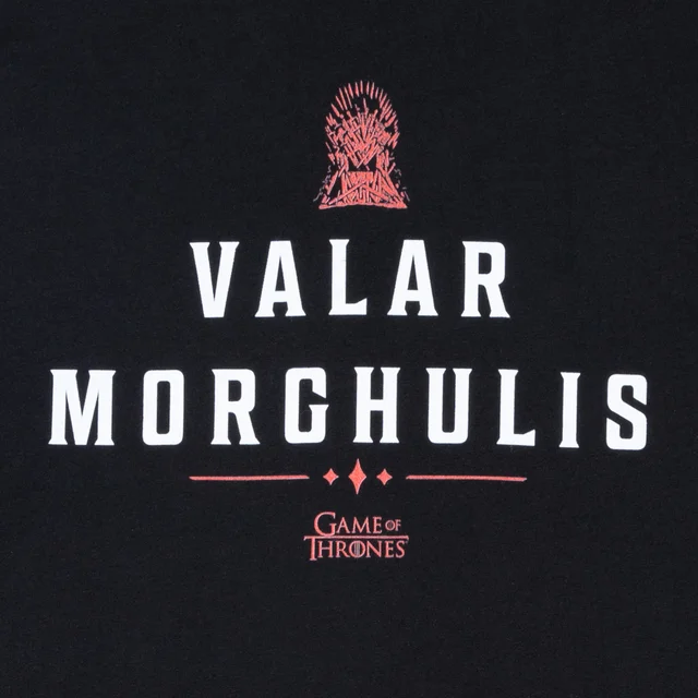 Game of Thrones Valar Morghulis Men's T-Shirt - Zwart