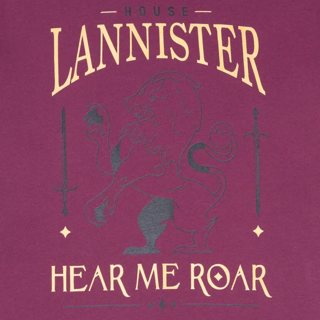 Game of Thrones House Lannister Men's T-Shirt - Bordeaux