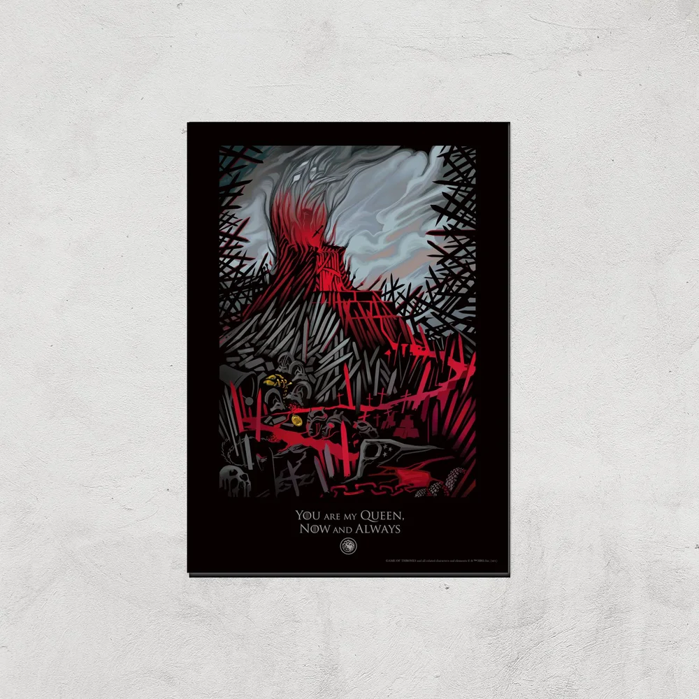 Game of Thrones My Queen Giclee Art Print - A4 - Print Only Afbeelding 1