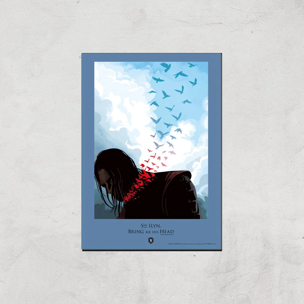 Game of Thrones Bring Me His Head Giclee Art Print - A4 - Print Only Afbeelding 1