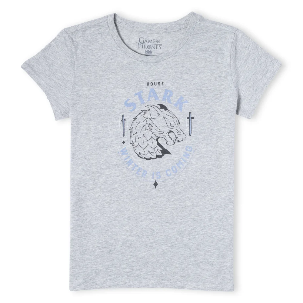 Game of Thrones House Stark Women's T-Shirt - Grijs - XS - Grijs Afbeelding 1