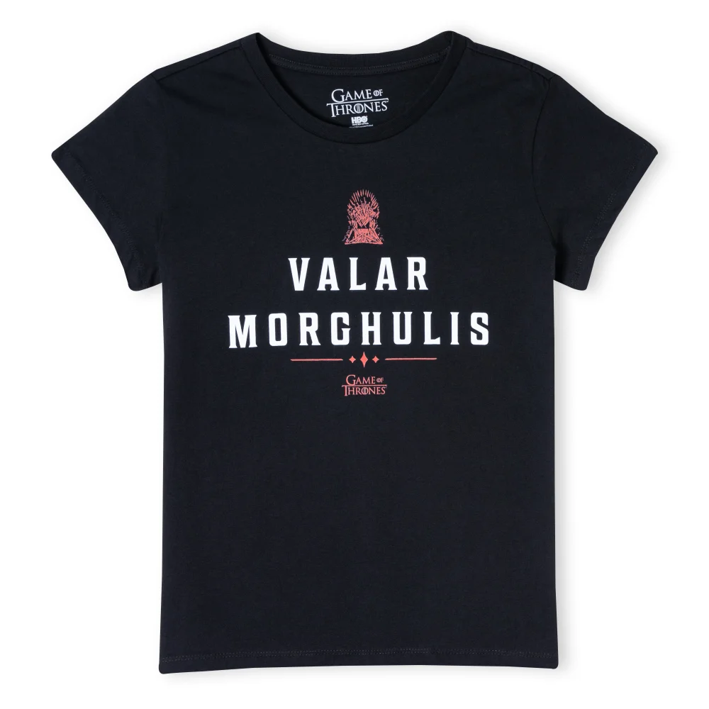 Game of Thrones Valar Morghulis Women's T-Shirt - Zwart - XS - Zwart Afbeelding 1