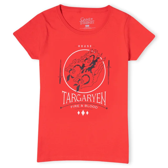 Game of Thrones House Targaryen Women's T-Shirt - Rood