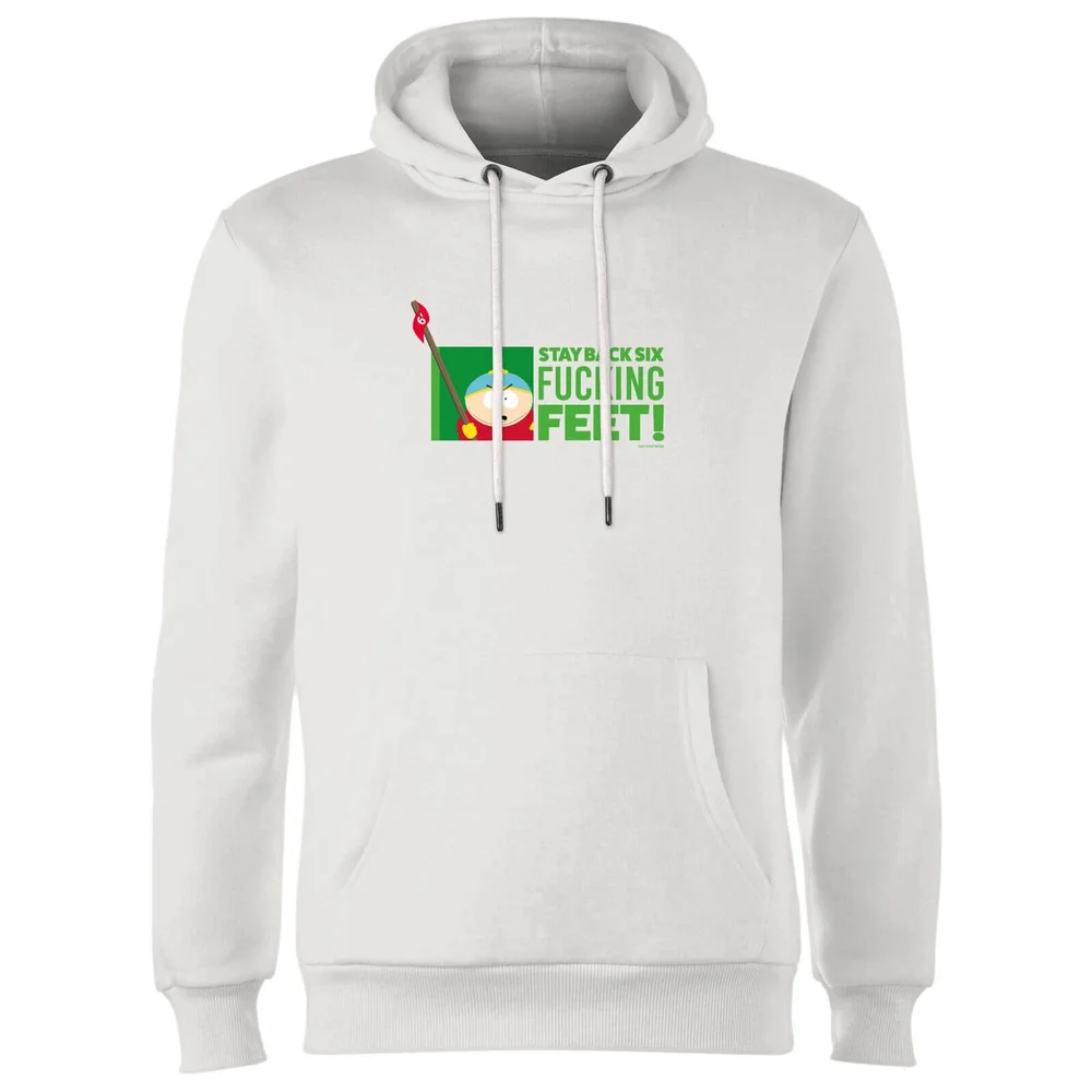 South Park Cartman Six Feet Unisex Hoodie - White - S Afbeelding 1