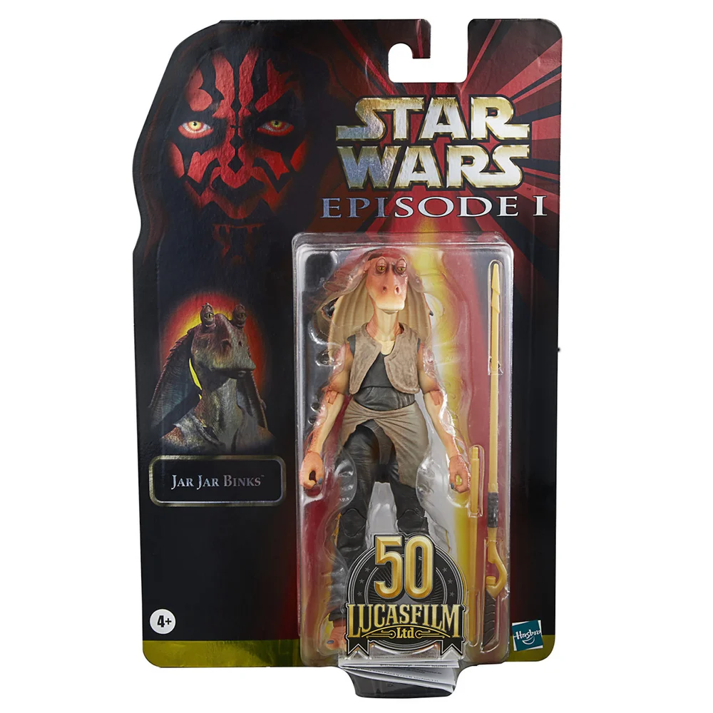 Hasbro Star Wars The Black Series Jar Jar Binks Actiefiguur Afbeelding 1