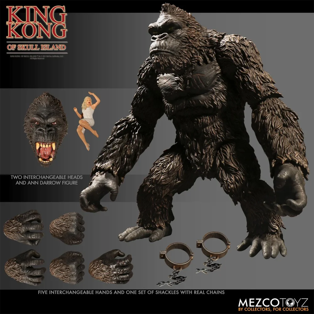 Mezco King Kong van Skull Island 18 cm Actiefiguur Afbeelding 1