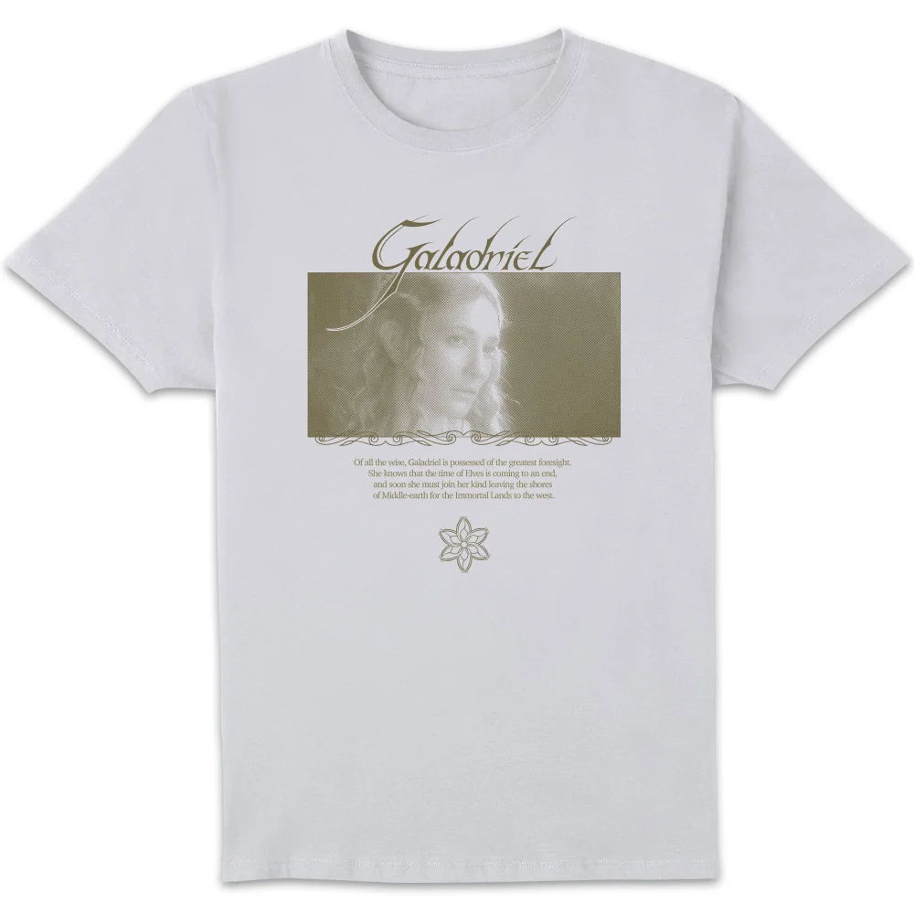 Lord Of The Rings Galadriel Lady Of The Galadhrim Men's T-Shirt - White - M Afbeelding 1