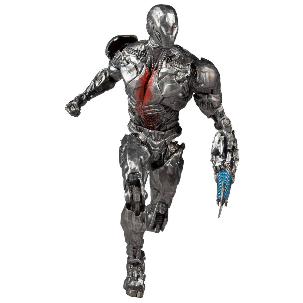 McFarlane DC Justice League Movie 7" Figures - Cyborg (Helmet) Action Figure Afbeelding 1