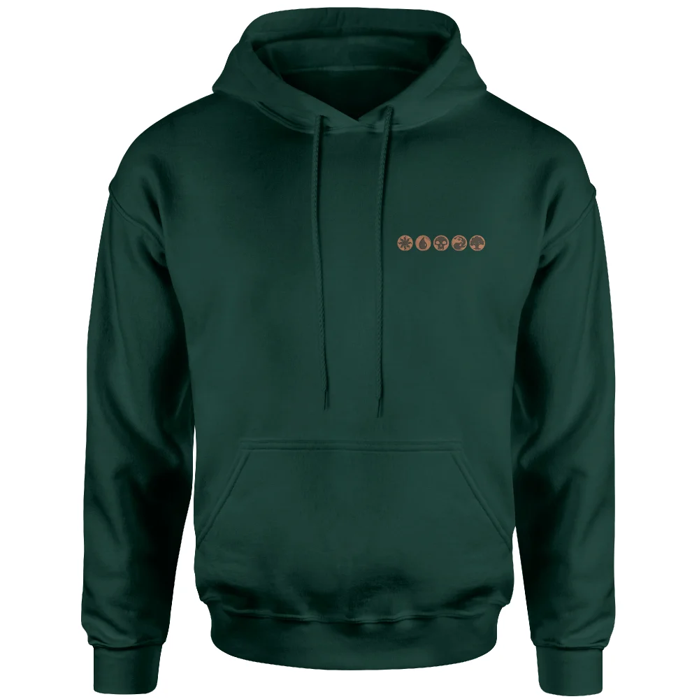 Magic the Gathering Deck Master Unisex Hoodie - Forest Groen - S Afbeelding 1