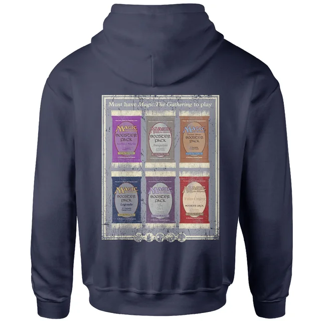 Magic the Gathering Booster Pack Unisex Hoodie - Donker Blauw