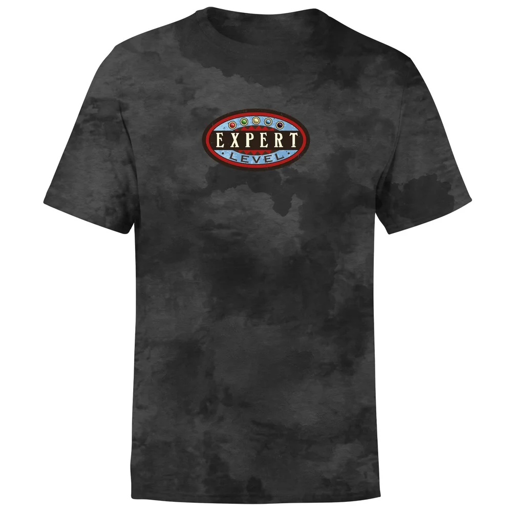 Magic the Gathering Expert Level Unisex T-Shirt - Zwart Tie Dye - S Afbeelding 1