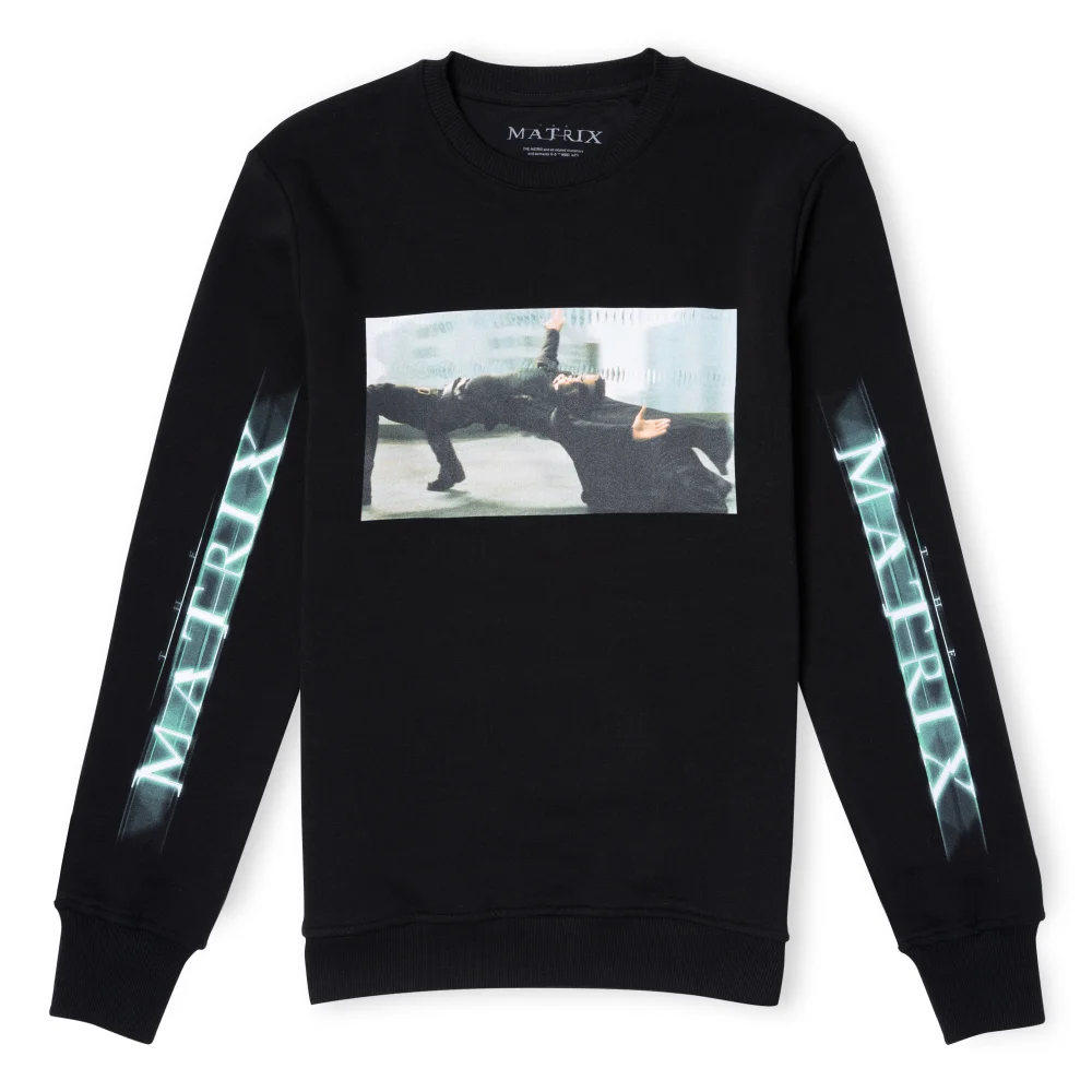 The Matrix Logo Code Sweatshirt - Zwart - S Afbeelding 1